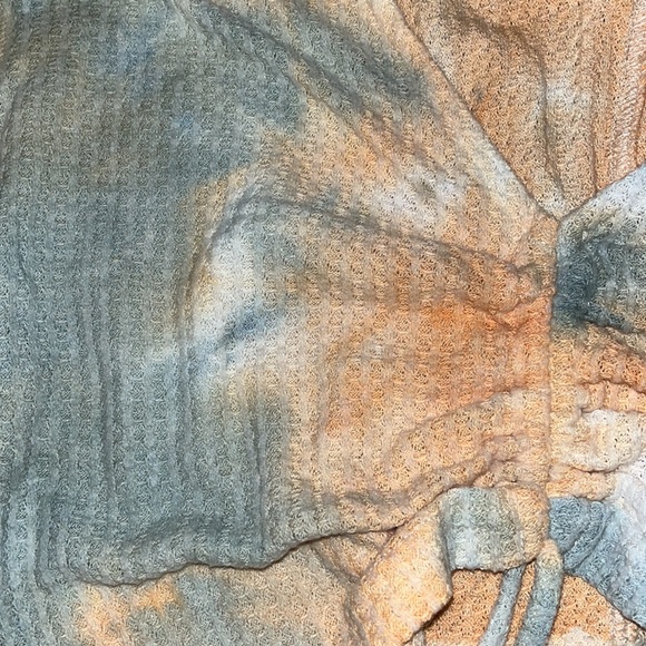 Tye-dye, light thermal crop top - Picture 2 of 2